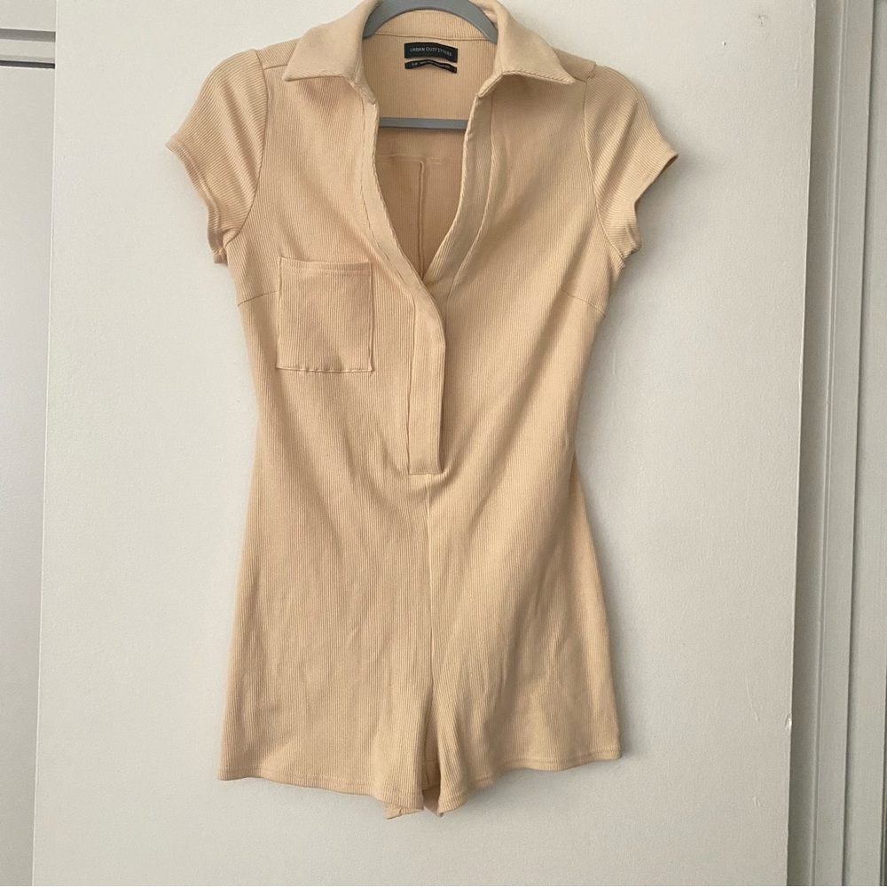 UO Cream Romper Size Small